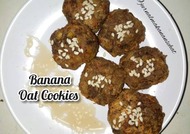 Resep Banana Oat Cookies Anti Gagal