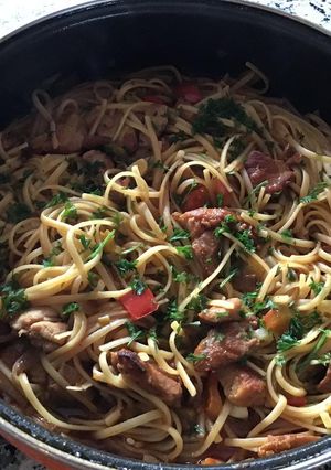 Una foto de Cazuela de fideos