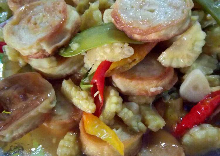 Cara Gampang Menyiapkan Saus tiram rolade sayur, Bisa Manjain Lidah