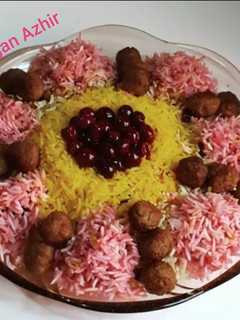 عکسی از دستور آلبالو پلو