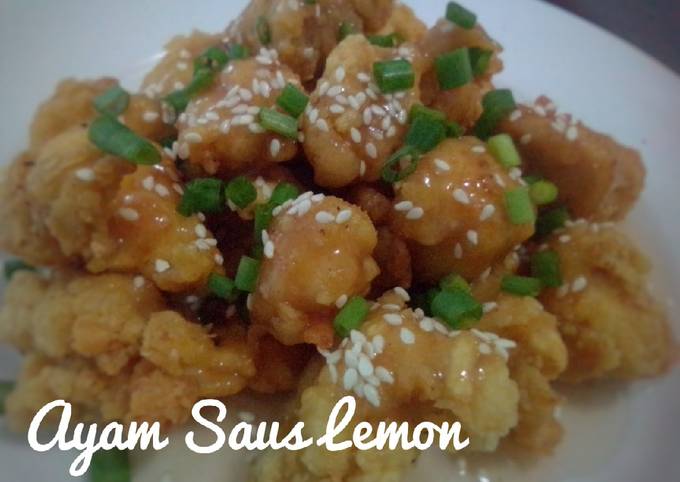 Resep Ayam Saus Lemon Oleh Atik Pawoen Ibuk Cookpad