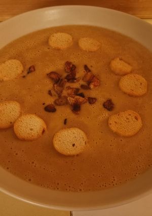 Une photo de Velouté Butternut & Châtaignes