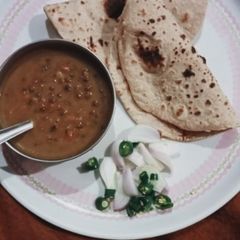 A picture of Aloo chane ki sabzi.