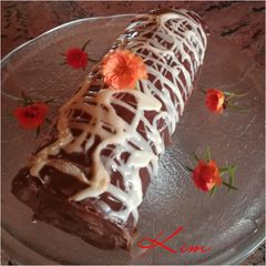 A picture of Chocolate Swiss roll.