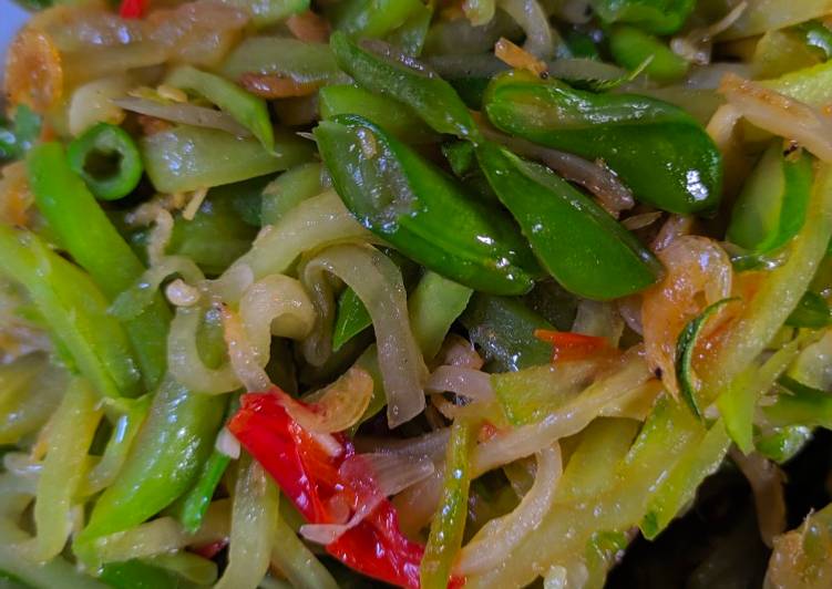 Resep Tumis Labu Siam Simple + Buncis yang Enak