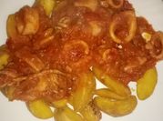 Una foto de calamares al brandy