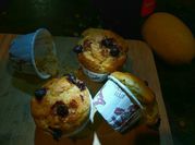 Gambar banana choc muffin