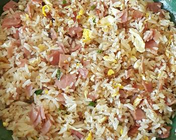 Fast Cooking Methods Ham Fried Rice Delicious Simple