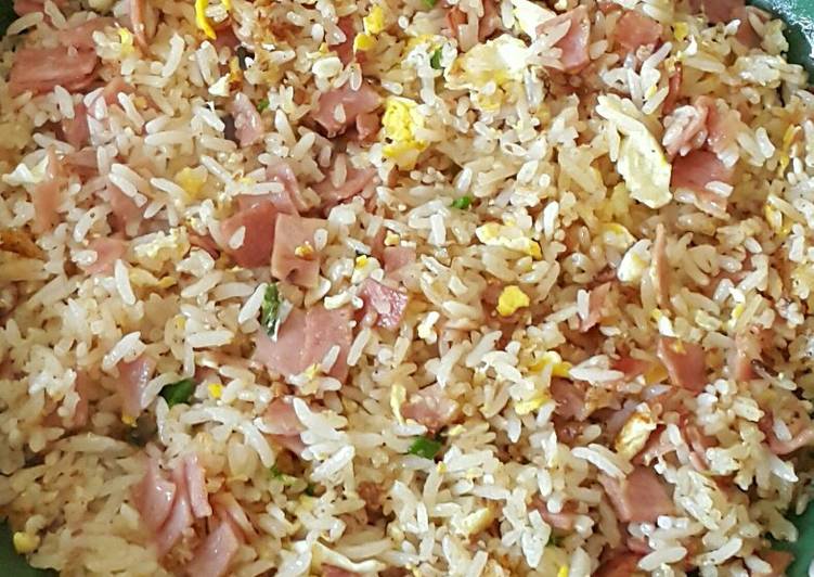 Recipe of Homemade Ham Fried Rice