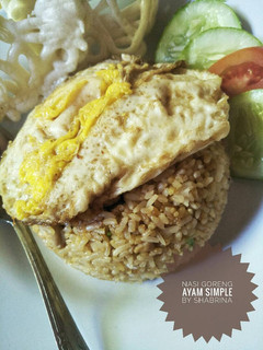 Foto resep Nasi goreng ayam simple