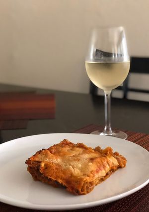 A picture of Vegetarian Lasagna.