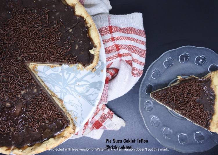  Resep  Pie  Susu Coklat  Teflon  takaran sendok oleh Rizky 