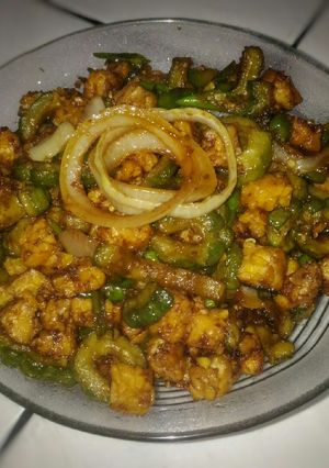 Foto resep Orek pare tempe