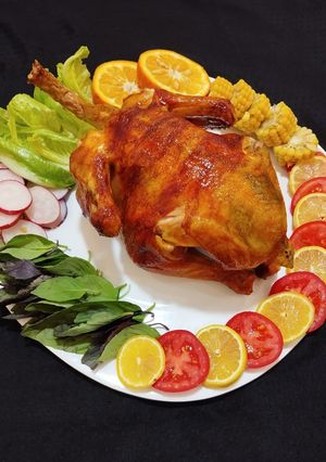 عکسی از دستور جوجه سوخاری 😋😋😋