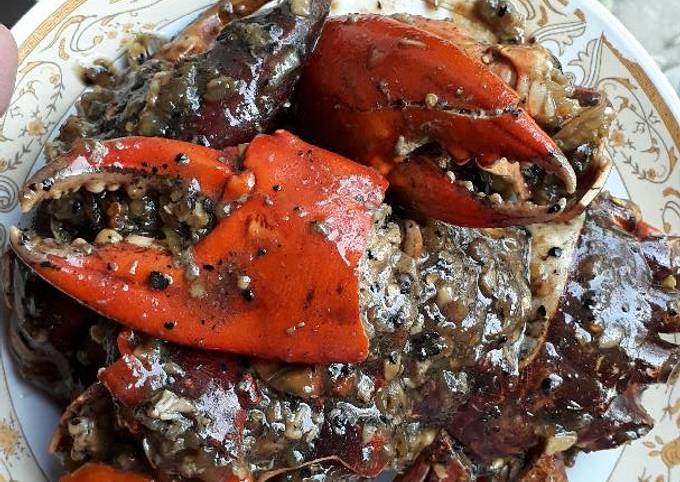 Kepiting saus lada hitam