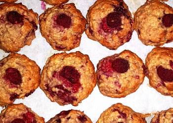 How to Cook Yummy Raspberry cookies with oat flour