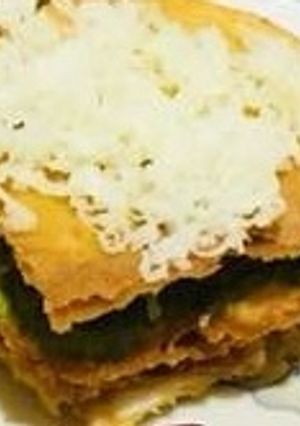 A picture of Leftover roti sandwich.