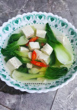 Foto resep Sayur Bening Sawi Tahu