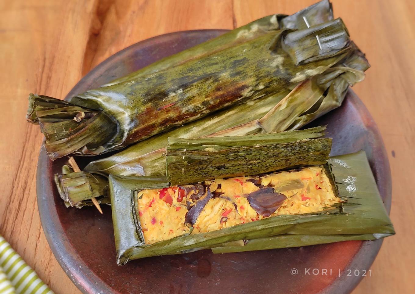 Pepes Tempe Jamur Kuping
