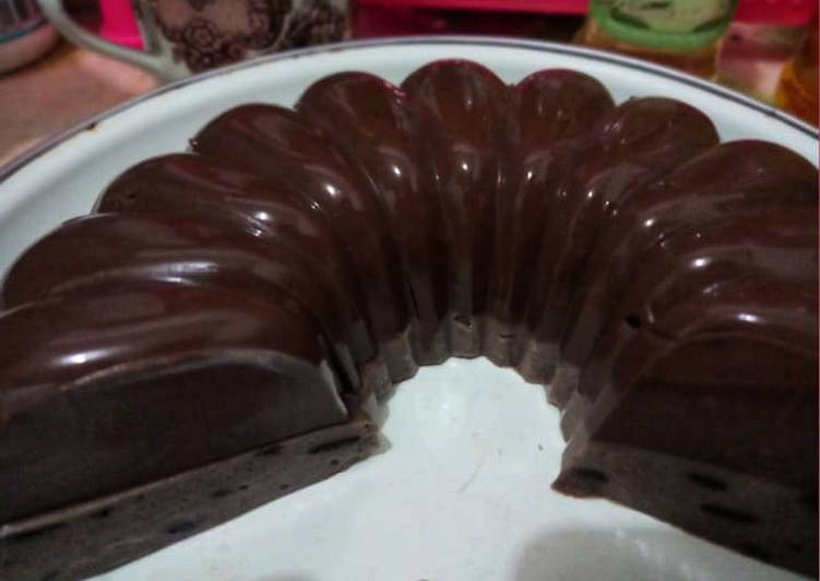 Rahasia Membuat Pudding Choco Oreo Anti Gagal
