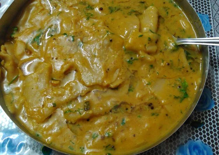 Steps to Make Super Quick Homemade Varan phal / chakolya