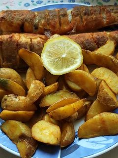 Sütőben sült paprikás lisztbe forgatott hekk 🐟🐟🐟🐟🐟 recept fotója