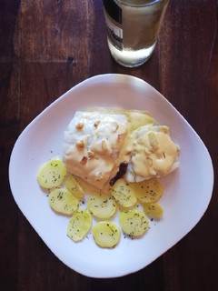Una foto de Bacalao al pil-pil
