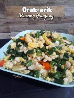 Foto resep Orak-arik Kacang Panjang