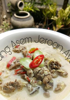 Foto resep Garang Asem Jeroan Ayam