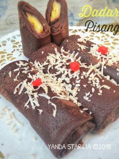 Foto resep Dadar Gulung Pisang Coklat #KamisManis
