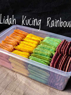 Foto resep Lidah Kucing Rainbow