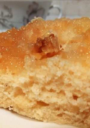Una foto de Tarta de manzana invertida en olla Essen