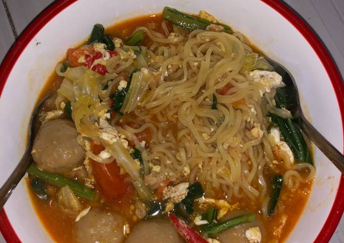 Resep Mie nyemek indomie Resep Mie nyemek indomie