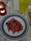 Casarecce in rosa
