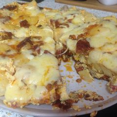A picture of Jersey Royal and Chorizo mustard Frittata 💙.