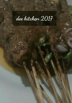 Foto resep Sate ayam bumbu kacang