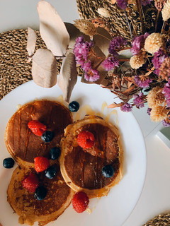 Una foto de Tortitas con harina de avena