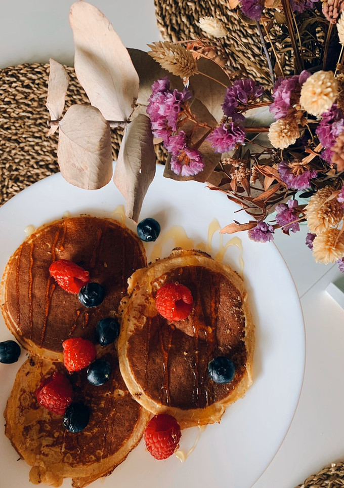 Una foto de Tortitas con harina de avena