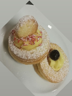 Foto di Biscotti di pasta frolla e crema