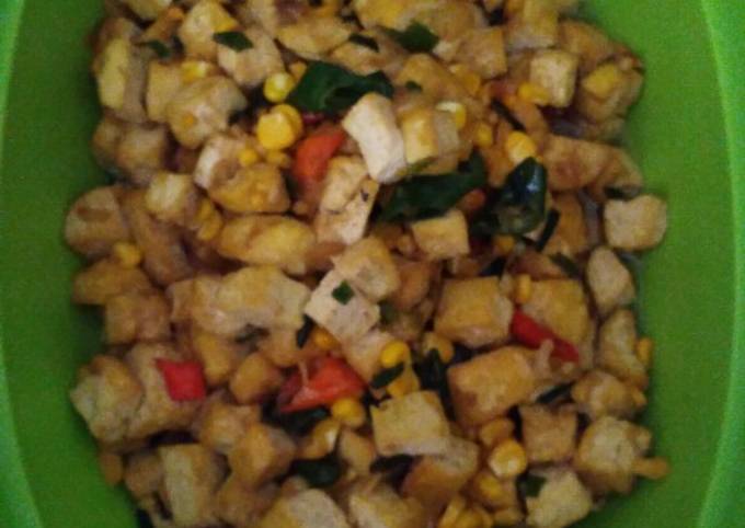 Resep Oseng tahu jagung manis yang Menggugah Selera