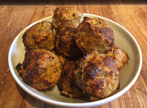 Cukkinis csirkefasírt light, sütőben sütve recept fotója