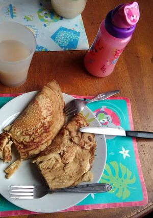 Una foto de Crepes de Avena