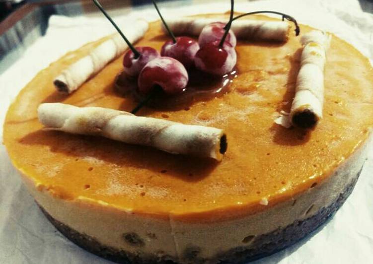 Mango ginger cheese cake Mango ginger cheese cake