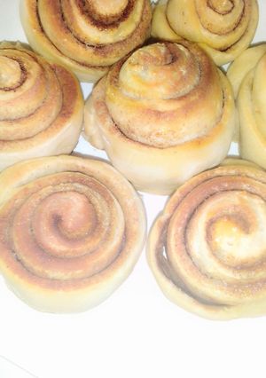 A picture of Cinnamon rolls.