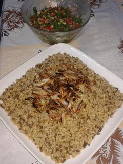 صورة لوصفة مجدره برغل