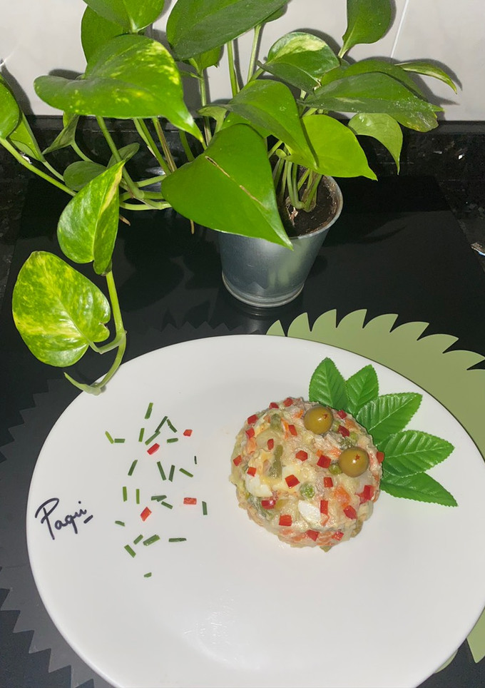 Una foto de Ensaladilla de verduras 🍅
