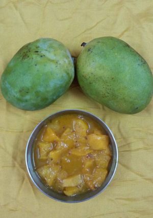 A picture of Mango ki sabji.