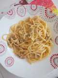 Spaghetti cremosi alle vongole