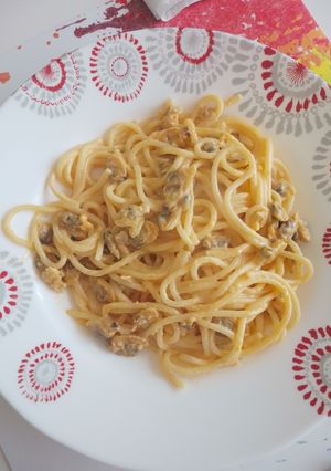 Foto di Spaghetti cremosi alle vongole