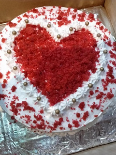 A picture of Red velvet cake.